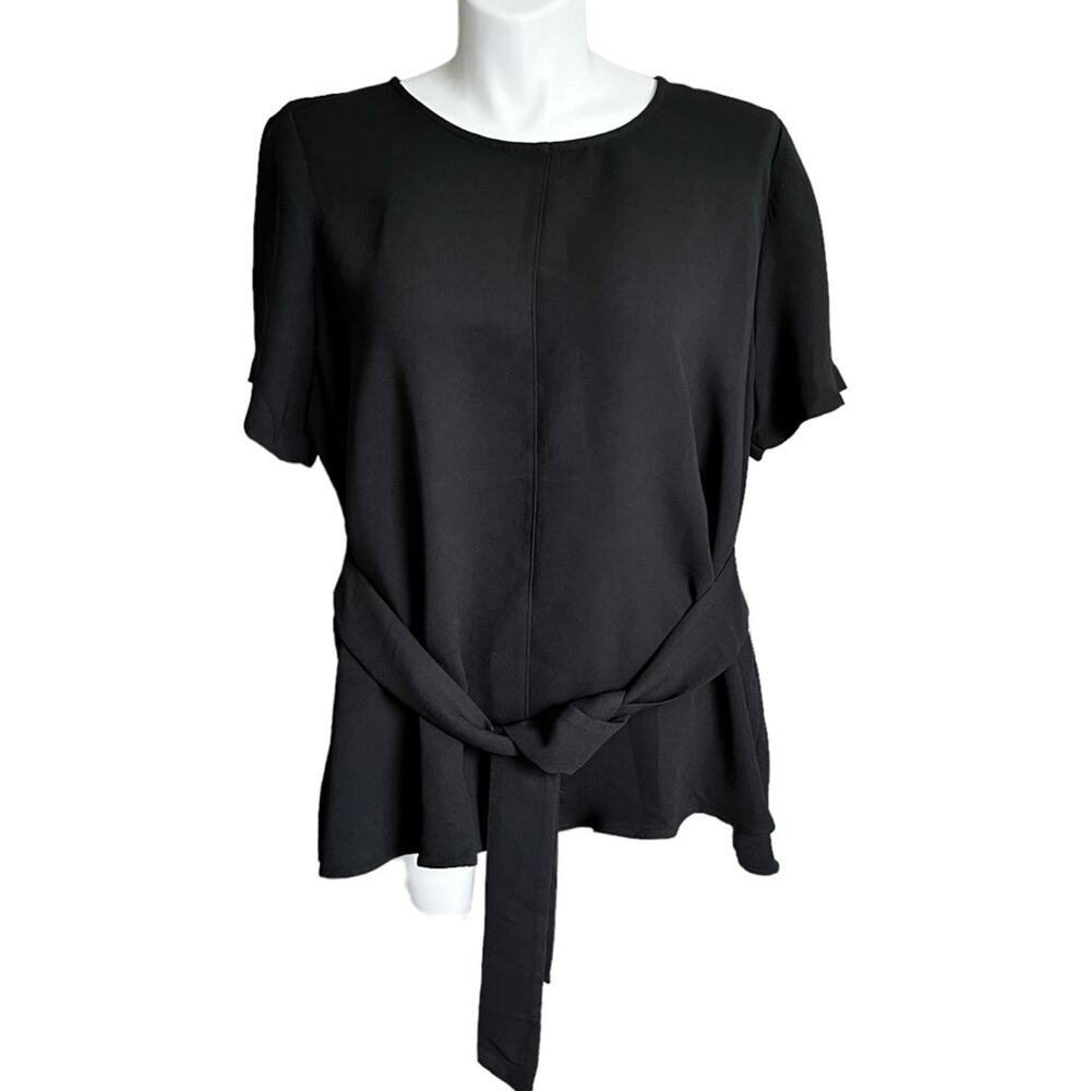 Jessica London black swing top front tie size 24W